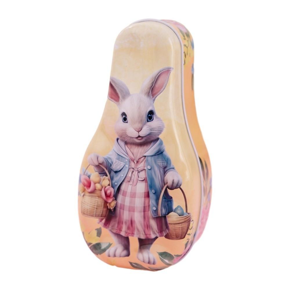 Vintage Easter Egg Tinplate Case Cartoon Tinplate Candy Box Tinplate Cookie Box  Holiday Events