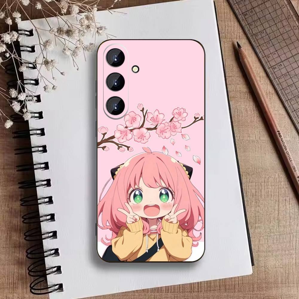 E-Spy X F-Family Anime Phone Case For Samsung Galaxy A73,A72,A71,A70,A52,A51 Others Soft Black Cover