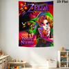 Name Custom Game Legend of Zelda Wall Tapestry Aesthetic Wall Hanging Printed Fabric Blanket Decorative Tapestries for Bedroom Living Room Home Decor