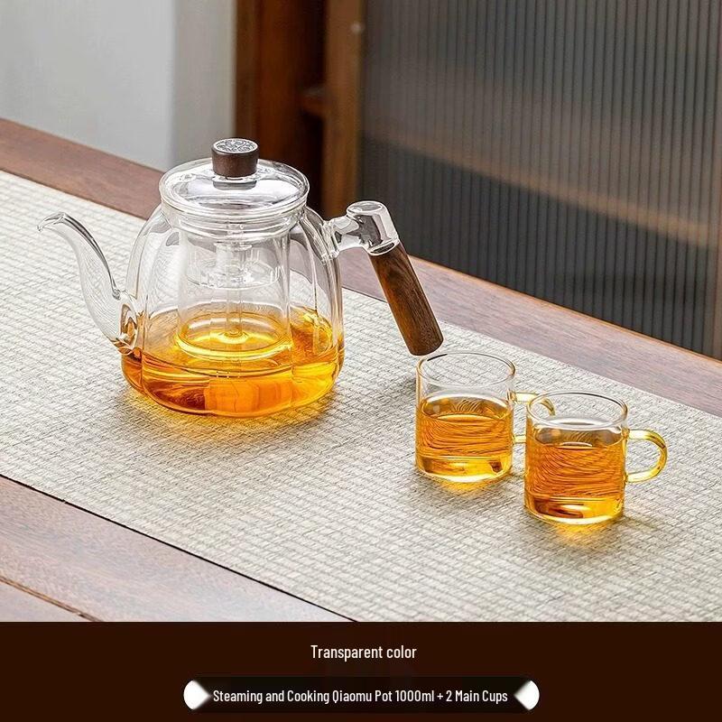 ZISIZ 2025 High-Temperature Resistant Glass Teapot