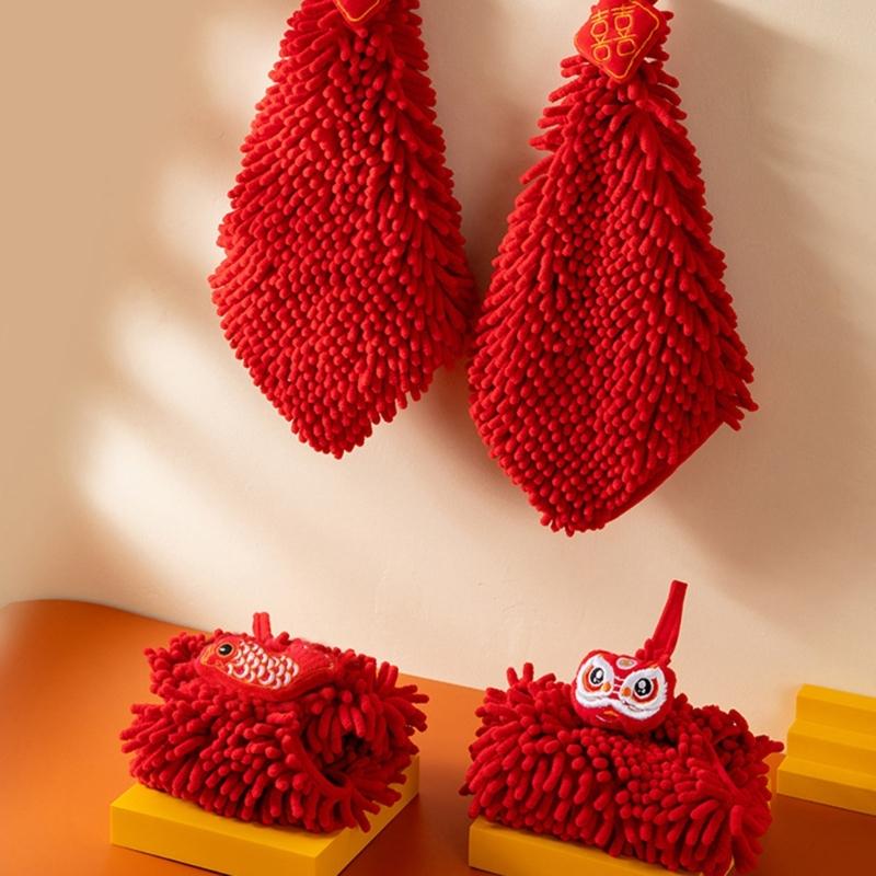 Quick-Drying Hands Towel Dry Soft Hanging Hands Towel Bathroom Accessories