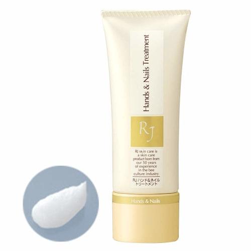 

Yamada Bee Farm RJ Hand & Nail Treatment, Moisturizing Cream for Hands and Nails, 40g, Non-sticky, For Rough and Dry Hands, Highly Moisturizing