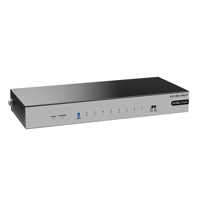 

H3C S9G-P 9-Port Gigabit PoE Unmanaged Desktop Switch