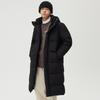 Winter new down jackets for men and women couples medium and long trendy brand hooded jacket new national standard 90 duck down warm coat