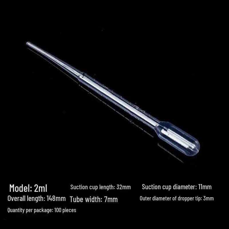 ZISIZ Disposable Plastic Dropper with Scale