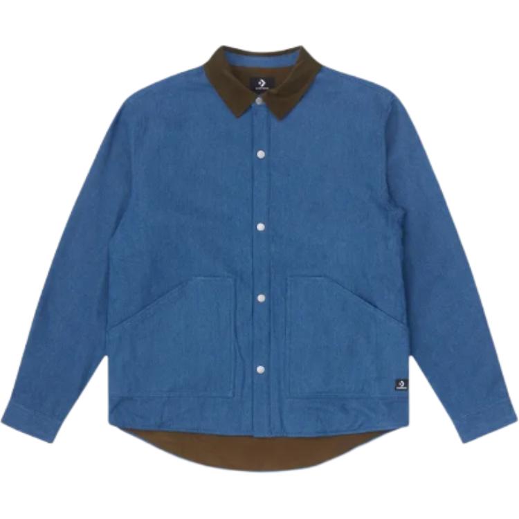 

New Converse Denim Jacket Men s Blue 10027564-A01 M