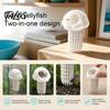Fish Tank Cave Hideout Aquarium Floating Jellyfish Hide, 3D Printed Reduce Aggression in Hideout, Decorative Shelter for Pleco Shrimp Betta Saltwater
