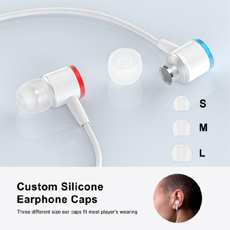 In Ear Headphones Ergonomic Earphones Immersive 3D Sound Earbuds Comfortable Wear 3.5mm Port for Q 3 VR Glassess