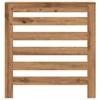 Cache radiateur chêne artisanal 78x20x82 cm bois d ingénierie