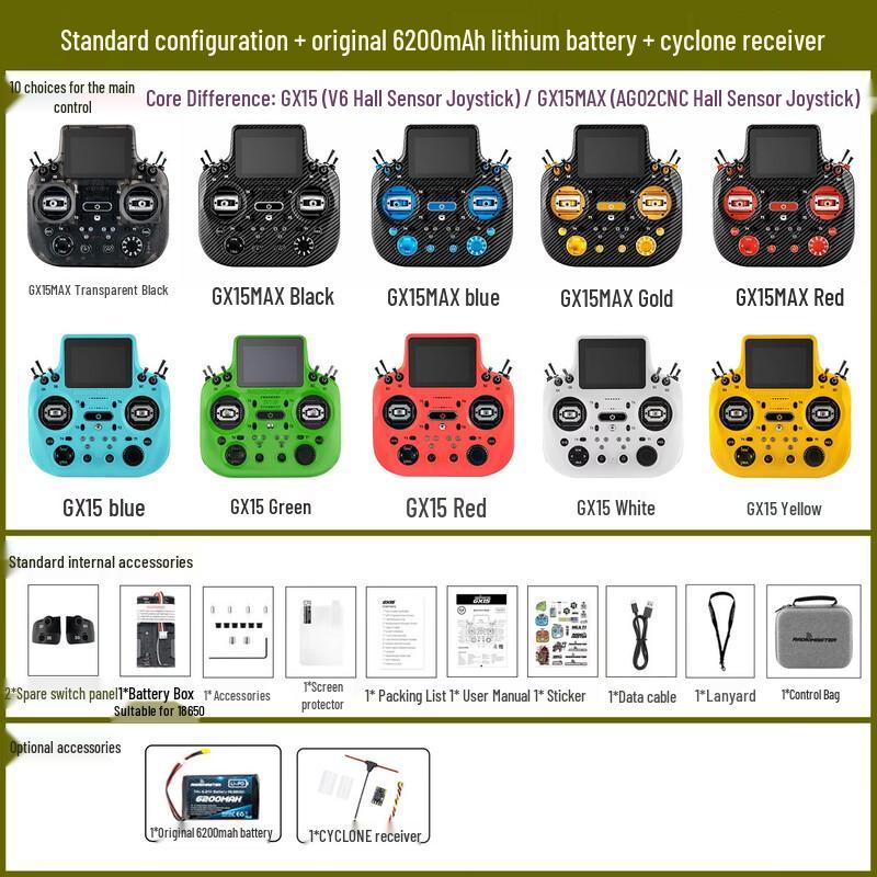 RadioMaster GX15 FPV Drone Remote Controller