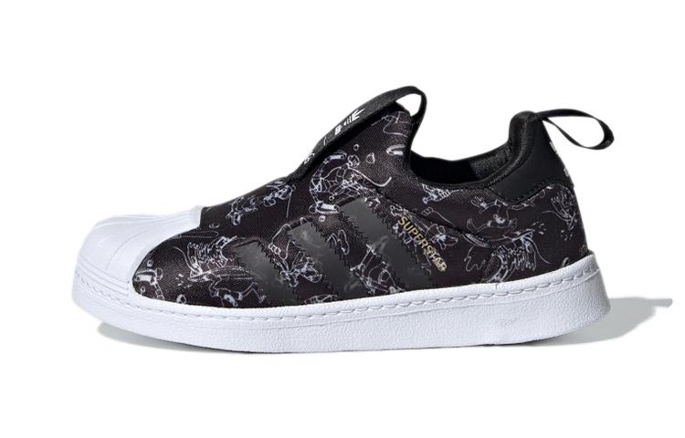 

Adidas Originals SUPERSTAR 360 C Abrasion Resistant Low top Skateboard Shoes Black White Children Aged 3 7 Years Old FW8040 29