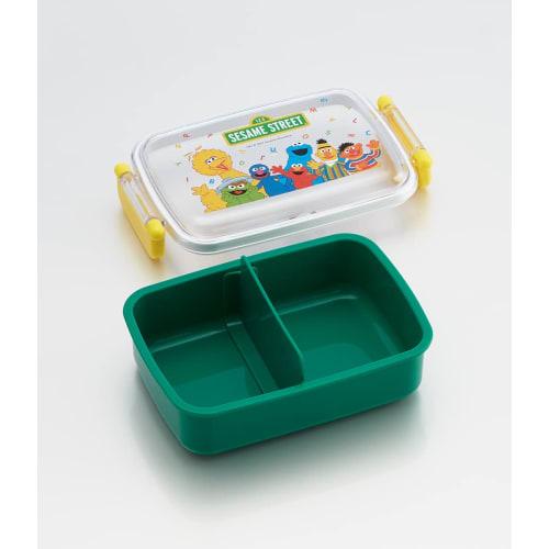 Skater Children's Lunch Box 1 Tier 450ml Fluffy Dome Shape Antibacterial Kids Lunch Made In Japan Sesame Street Boys Girls RBF3ANAG