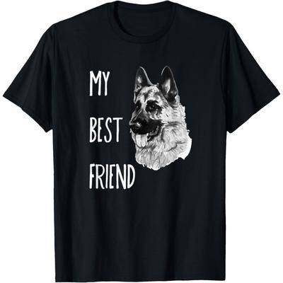 My Best Friend German Shepherd Dog T-Shirt