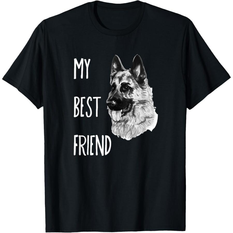 

My Best Friend German Shepherd Dog T-Shirt XXXXXL чёрный