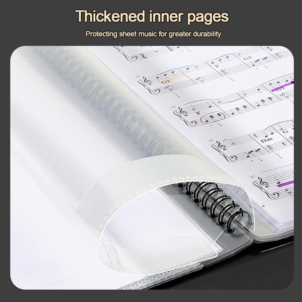 New Waterproof Sheet Music Folder Can Be Modified Multi-function Sheet Music Holder Non-reflective Piano Replay Folder Musician