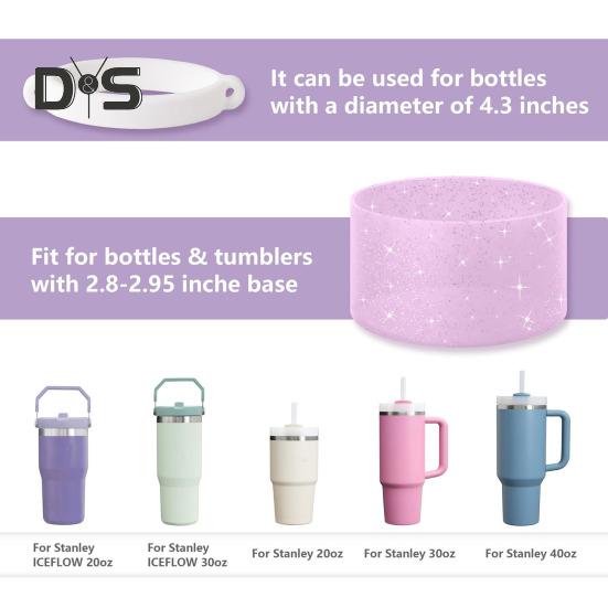 7-teiliges Tassen-Zubehör-Set für 30/40 oz Becher, Silikon-Griffband, Stiefel-Strohhalm-Abdeckung, Schlüsselanhänger-Anhänger, BPA-frei, wiederverwendbar, dekorative Geschenke für Weihnachten