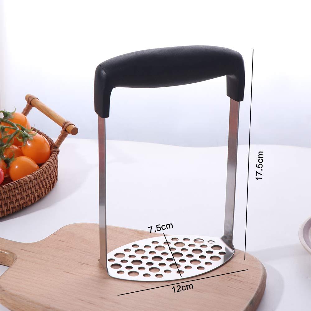 Non-slip Plastic Handle Potatoes Crusher Handheld Potatoes Presser Portable Potato Smasher Fruit