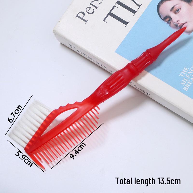 Premium Soft Bristle Deep Conditioning Brush & Comb Set for Salon Hair Care & Dyeing