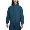 Nike Solo Swoosh Gesticktes Logo Stehkragenjacke Unisex Jacken Blau DN1267-460