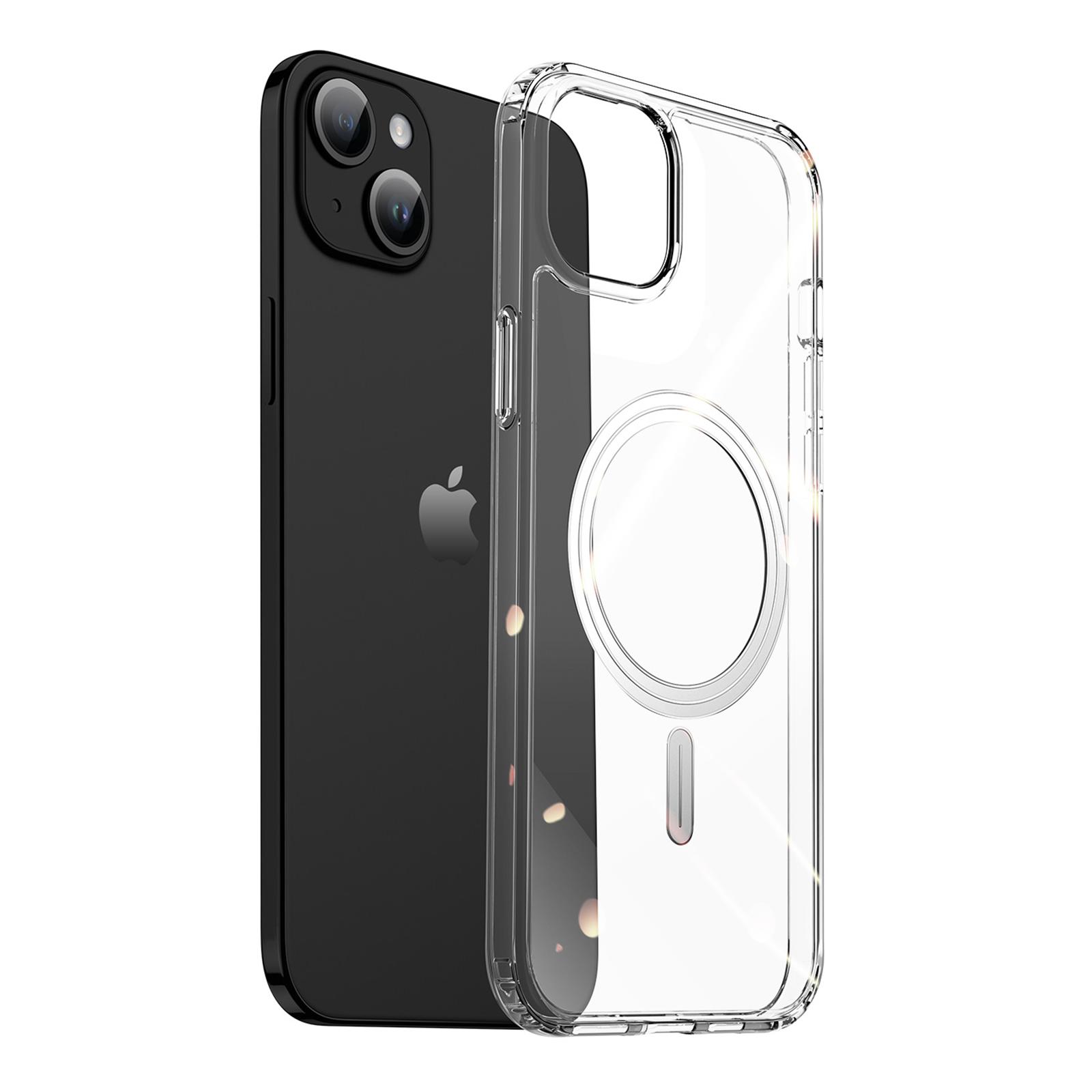 

DUX DUCIS Clin Series For iPhone 15 Clear Case Anti-scratch TPU+PC Phone Cover Compatible with MagSafe A