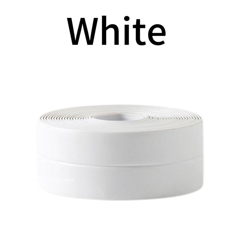 

Уплотнительная лента из ПВХ, клейкая лента для ванной, туалета, самоклеящаяся водостойкая лента для защиты от плесени для кухонной раковины, угла стены 2.2CM(0.87inch)&(3.2M)10.5 Feet