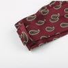 British Tie Men'S Brown Vintage Khaki Hand Shirt Striped Cashew Flower High-End Tie