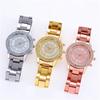 Fashion Women's Watch Quartz Watches Alloy Steel Band Diamond Dial Simple Wristwatch Ladise Clock Zegarek Damski