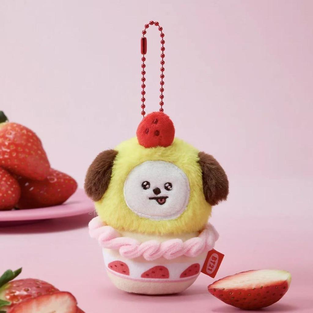 BTS BT21 Strawberry Party Series Plush Doll Kpop Plush Toy