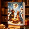 Calendario dell'Avvento 2026 con Conto alla Rovescia di 24 Giorni, Calendario con Ciondolo Acrilico 2D, Ornamenti da Collezione per Cani, Regali per le Feste per Amanti