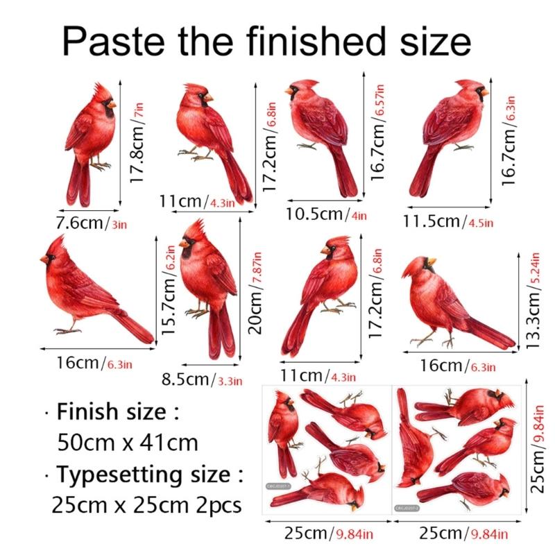 Prevent Bird Accidents with Easily Apply Window Decals Safety and Beauty AntiCollision Cling Decals for Glass Protectors