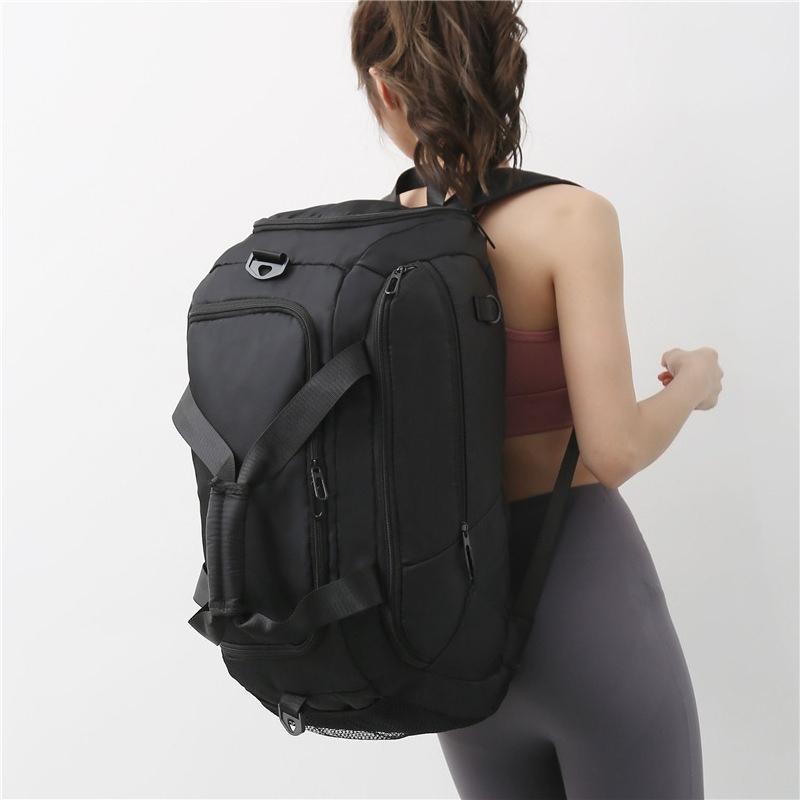 1Pc Stylish Large-capacity Fitness Bag, One-shoulder Portable Outdoor Oxford Cloth Travel Bag, Double Shoulder Short-distance Travel Travel Bag
