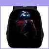Large Capacity 15-inch Spider-man 3d Backpack Lightweight Oxford Cloth For Kids