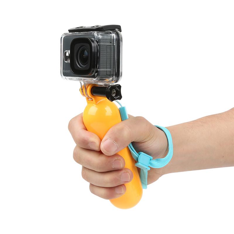 Action Camera Handler Floating Hand Grip Holder Mount for GoPro 13 12 11 10 9 Insta360 X4 Underwater Camcorder Diving Snorkeling