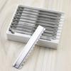 10pcs Safety Hair Shaving Blades Barber Stainless Steel Hairdressing Trimmer Thinning Cutting Blade Salon Hair Knife Razor Blade