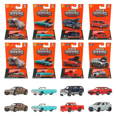 Matchbox Moving Parts Assorted Vehicle Game Mini Box Ages Cars, Σετ 8 Αυτοκινήτων, Σετ, 3+, Πολλαπλών Χρήσεων, 985G-FWD28