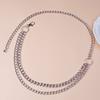 Adjustable Body Link Belts Multilayer Decorative Belt Waistband Waist Chain Belt  for Jeans Dress