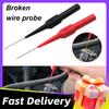 10pcs Insulated Piercing Needle Non-destructive Multimeter Test Probes Red/Black Test Probe Digital Multimeter Test Equipment