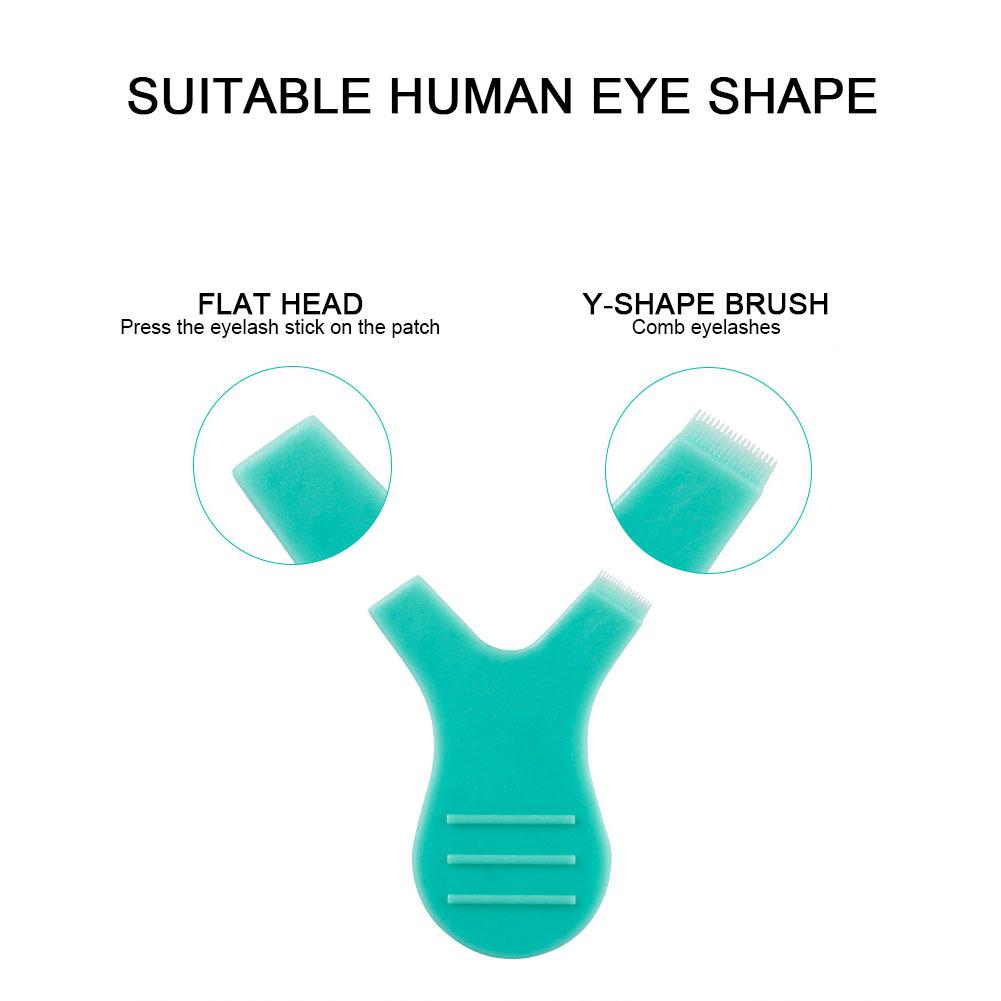 Kit per la permanente delle ciglia Patch in silicone riutilizzabile per ciglia Set per arricciare Strumento per il sollevamento delle ciglia