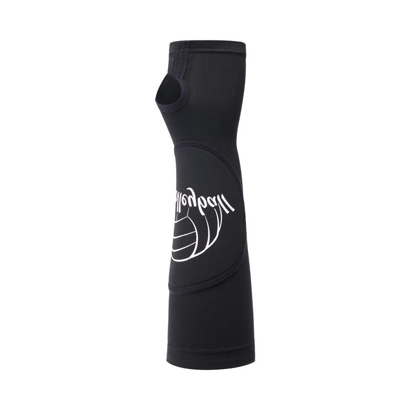 In-Stock Anti-Collision Volleyball & Basketball Arm Sleeves with Wrist Guards, Breathable Finger Sleeves, and Sports Elbow Pads. чёрный