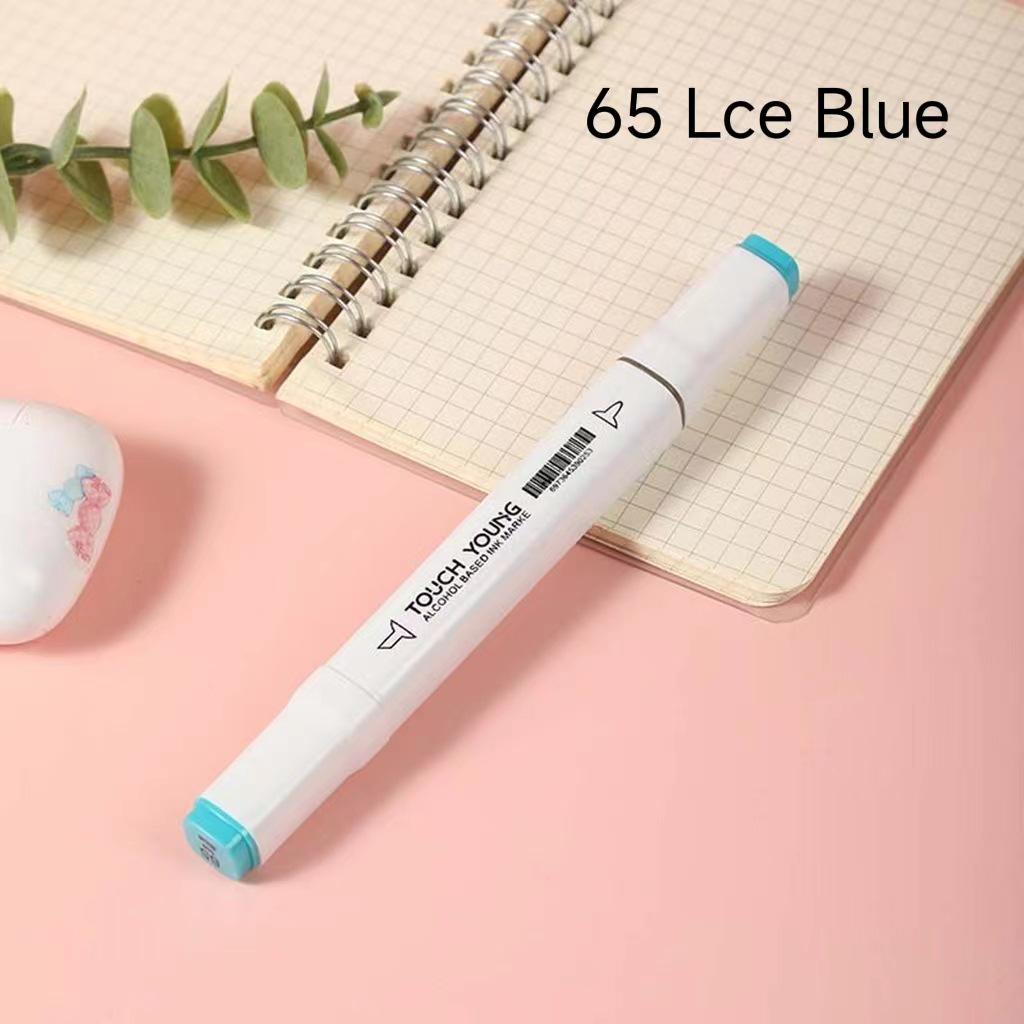 6th Gen Double Tip White Square Barrel Oil-Based Marker for Drawing & Hand-Painting