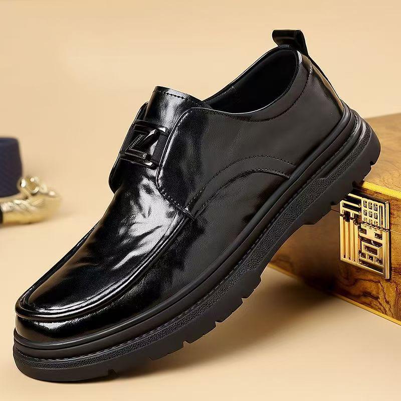 New Arrival Men's Oxford Shoes Office Business Male Leather Shoes Comfortable Platform Dress Shoes Man Casual Footwear Sneakers