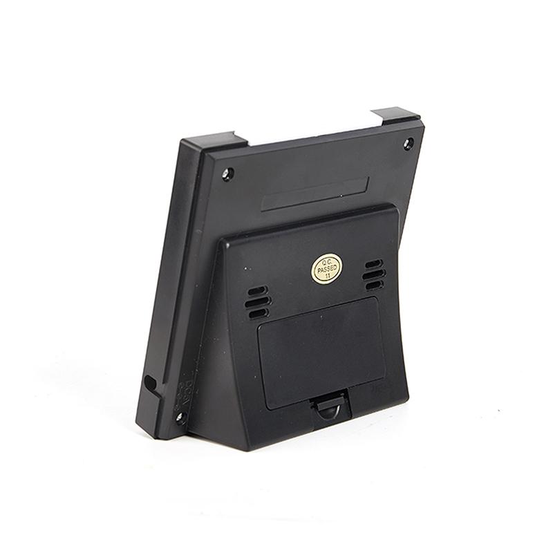 Multi-Functional Weather Station Clock Thermometer Hygrometer Calendar Digital Lcd Display Temperature And Humidity Meter