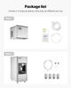VEVOR Commercial Ice Maker, 300 Lbs/Day Ice Maker Machine, 180 Lbs Large Ice Storage Bin with 20 Lbs/Min Automatic Ice Dispensing
