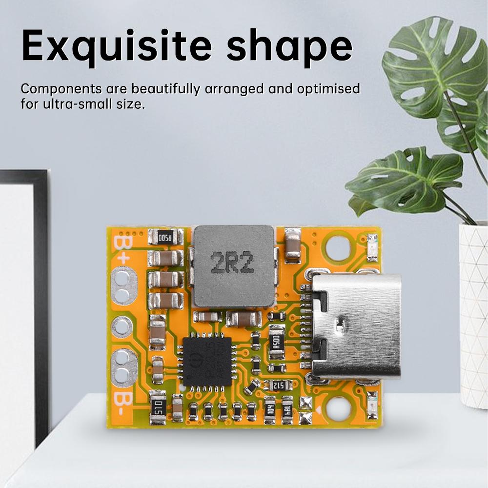 2S 3S Charging Module Mini Lithium-ion Battery Type C Interface Support QC Fast Charging With Charging Indicator Light