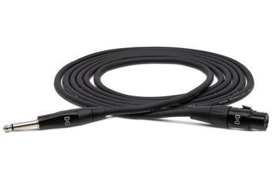 Hosa HMIC-025HZ 7.6m XLR Female To Mono Phone Microphone Cable