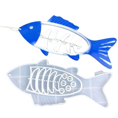 Stampi Flessibili in Silicone a Forma di Lisca di Pesce Stampi per Creazione di Gioielli Silicone con Texture Adatto per Ciondoli Collana e Bracciale