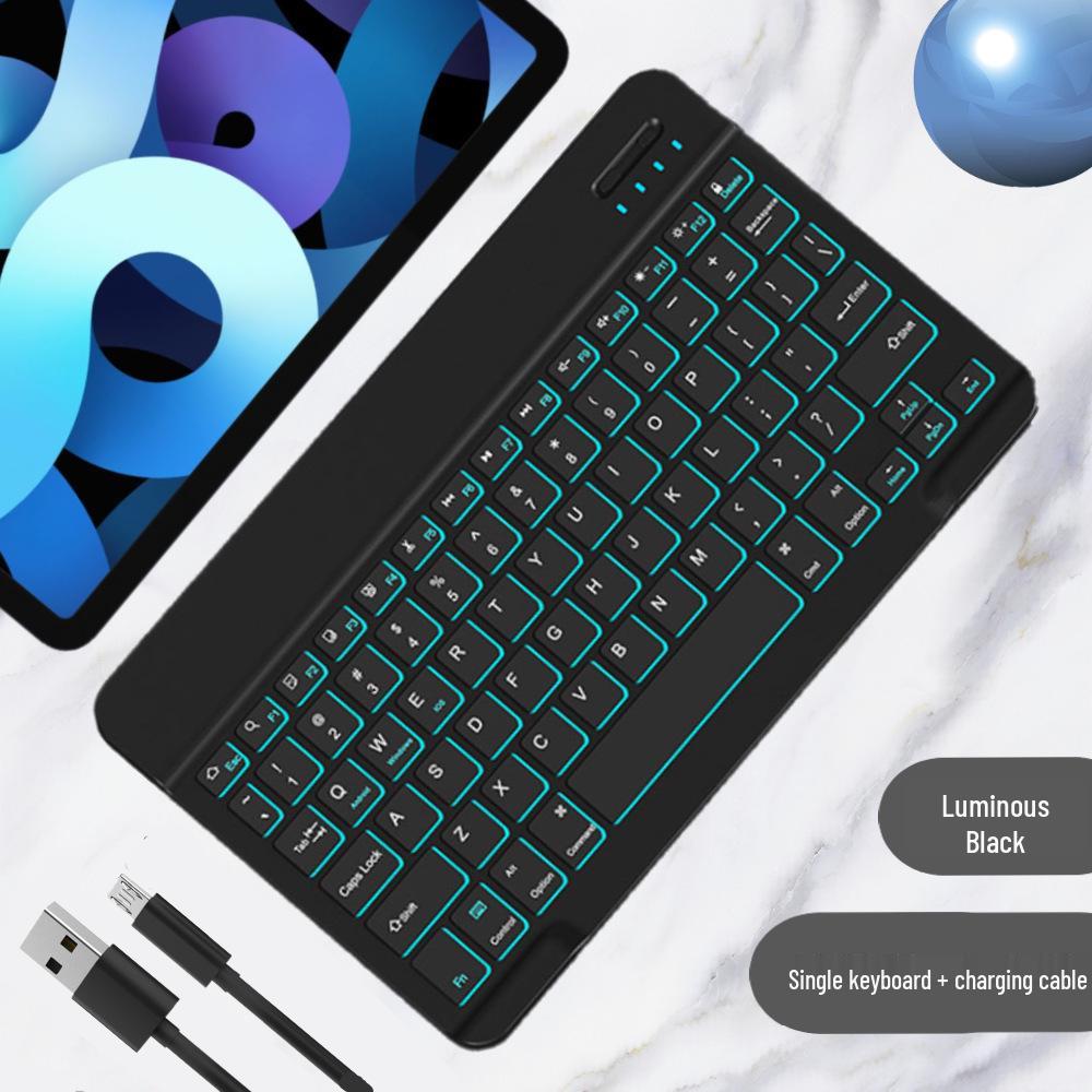 Universal Wireless Bluetooth Touch Keyboard for iPads, Tablets, and Phones