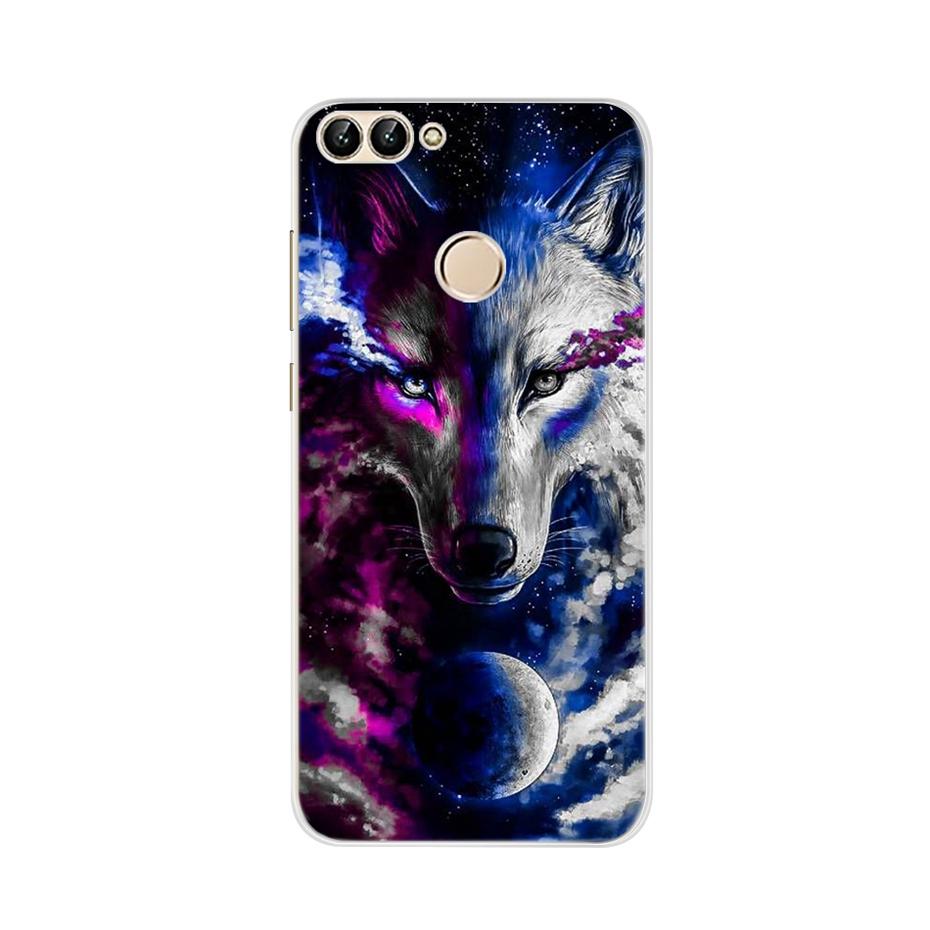 For Huawei P Smart 5.65inch Case Cute TPU Soft Silicone Back Cover Phone Case For Huawei P Smart 2018 FIG-LX1 PSmart Case
