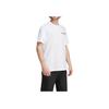Adidas Graphic T-Shirt Printed Sports Short Sleeve Round Neck Men Tops White IZ0465