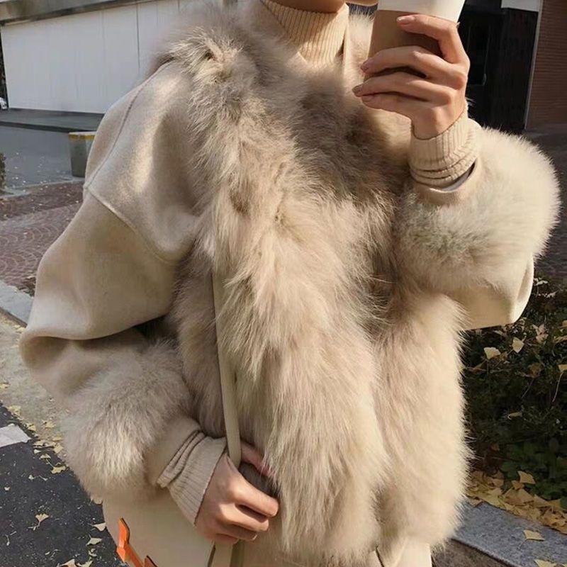 Mao Mao Vest Imitation Fur Vest Women's Short Korean Version Autumn and Winter New Imitation Fox Fur Imitation Tuscan Vest